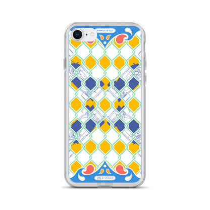 Blue Summer Racing League iPhone Case - twogirls1formula