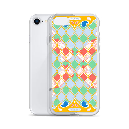 Yellow Summer Racing League iPhone Case