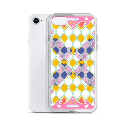 Pink Summer Racing League iPhone Case