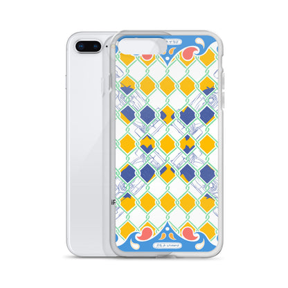 Blue Summer Racing League iPhone Case - twogirls1formula