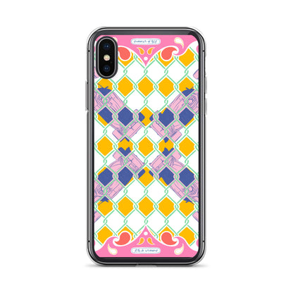 Pink Summer Racing League iPhone Case