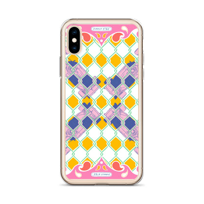 Pink Summer Racing League iPhone Case