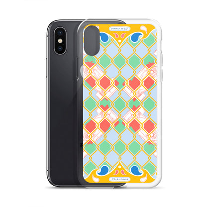 Yellow Summer Racing League iPhone Case