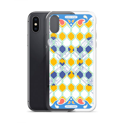 Blue Summer Racing League iPhone Case - twogirls1formula