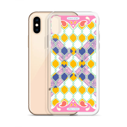 Pink Summer Racing League iPhone Case