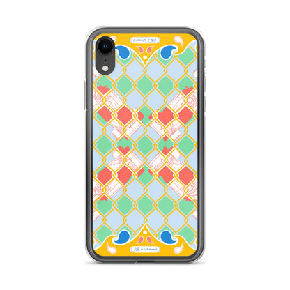 Yellow Summer Racing League iPhone Case