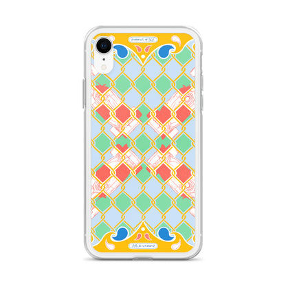 Yellow Summer Racing League iPhone Case