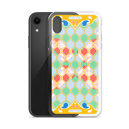 Yellow Summer Racing League iPhone Case