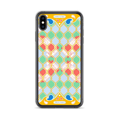 Yellow Summer Racing League iPhone Case
