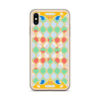 Yellow Summer Racing League iPhone Case