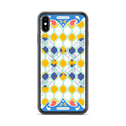 Blue Summer Racing League iPhone Case - twogirls1formula