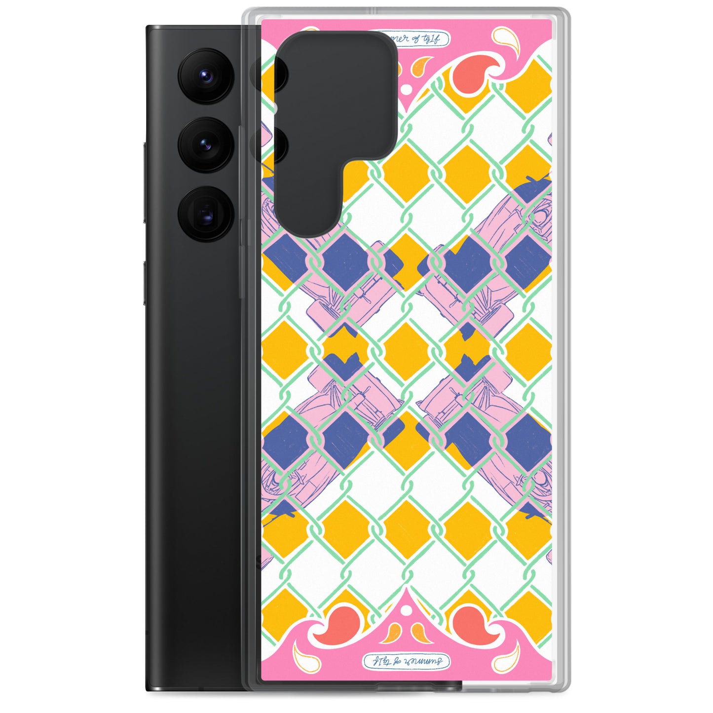 Pink Summer Racing League Android Phone Case