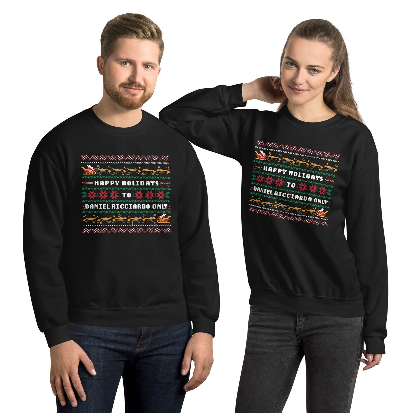 Daniel Ricciardo Holiday Sweater - twogirls1formula