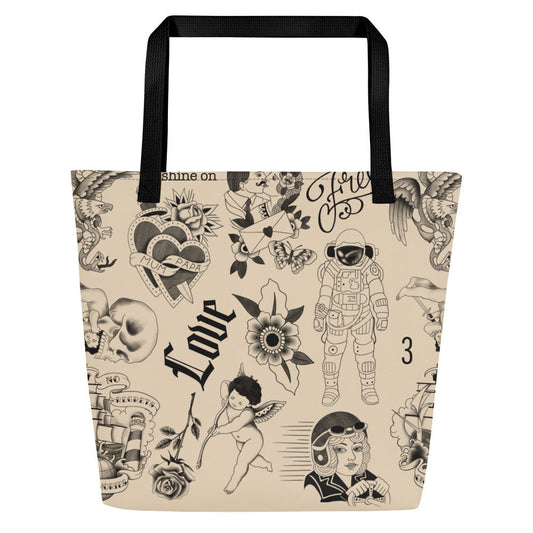 Daniel Ricciardo Signature Tattoo Tote - twogirls1formula