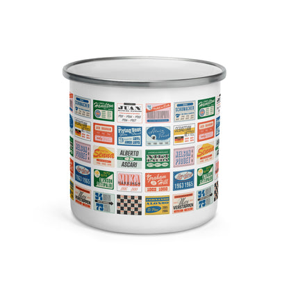 World Champion Enamel Mug