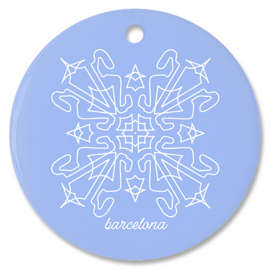 Barcelona Trackflake Ornament
