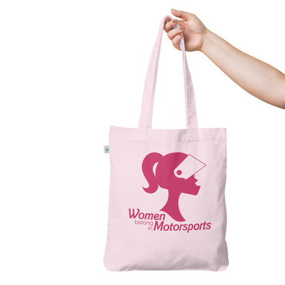 Women Belong in Motorsport tote bag