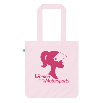 Women Belong in Motorsport tote bag