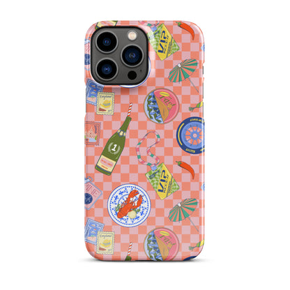 Jetset Summer Picnic Pink Case for iPhone