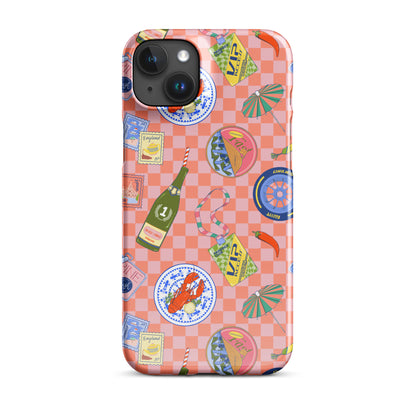 Jetset Summer Picnic Pink Case for iPhone