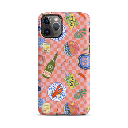 Jetset Summer Picnic Pink Case for iPhone