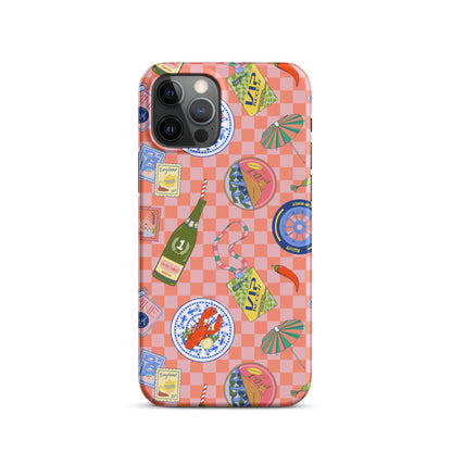 Jetset Summer Picnic Pink Case for iPhone