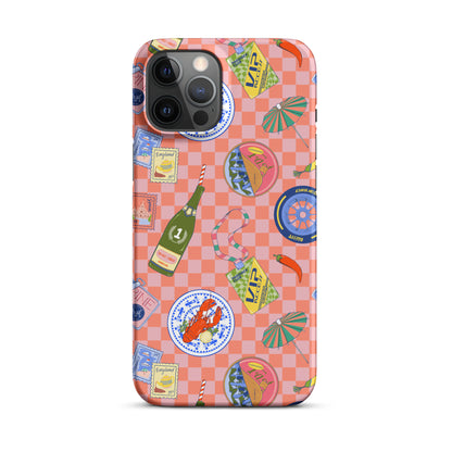 Jetset Summer Picnic Pink Case for iPhone