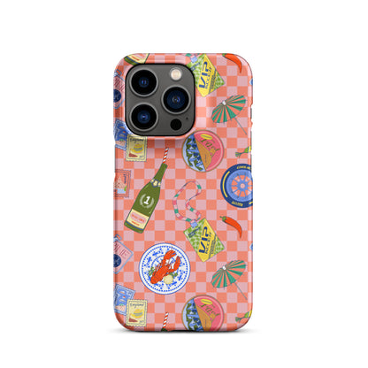 Jetset Summer Picnic Pink Case for iPhone