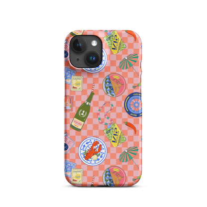 Jetset Summer Picnic Pink Case for iPhone