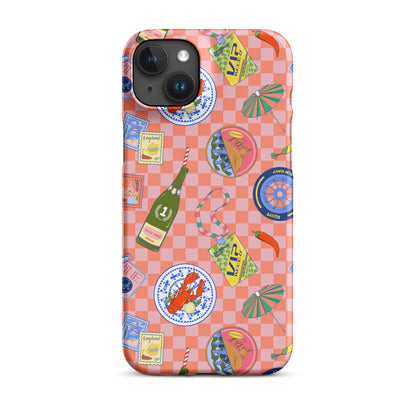 Jetset Summer Picnic Pink Case for iPhone