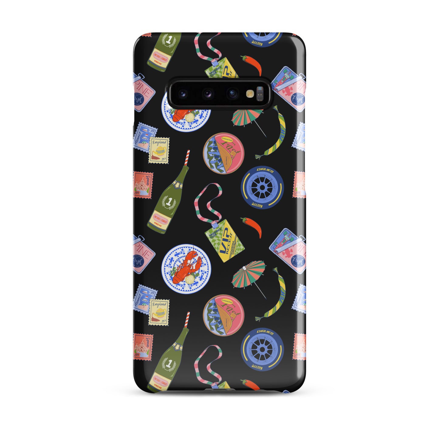 Jetset Summer Black Case for Samsung