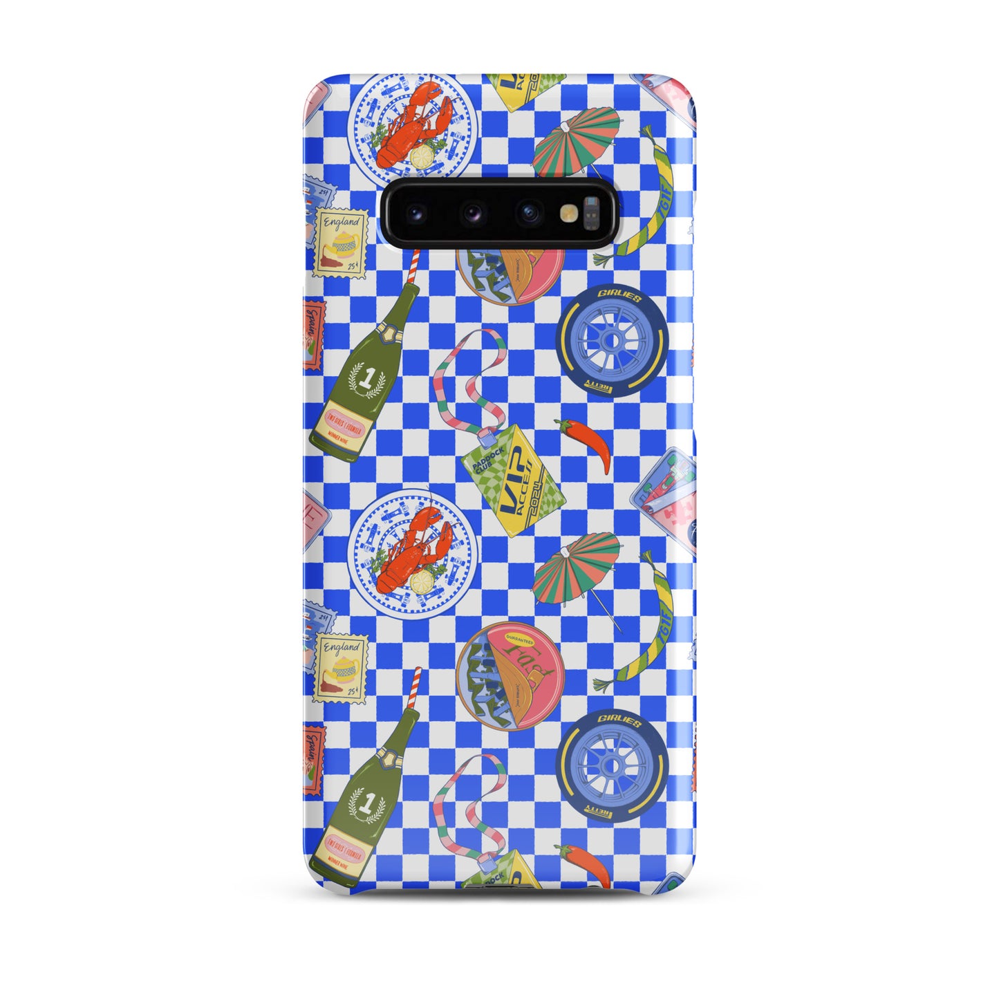 Jetset Deep Blue Picnic Case for Samsung