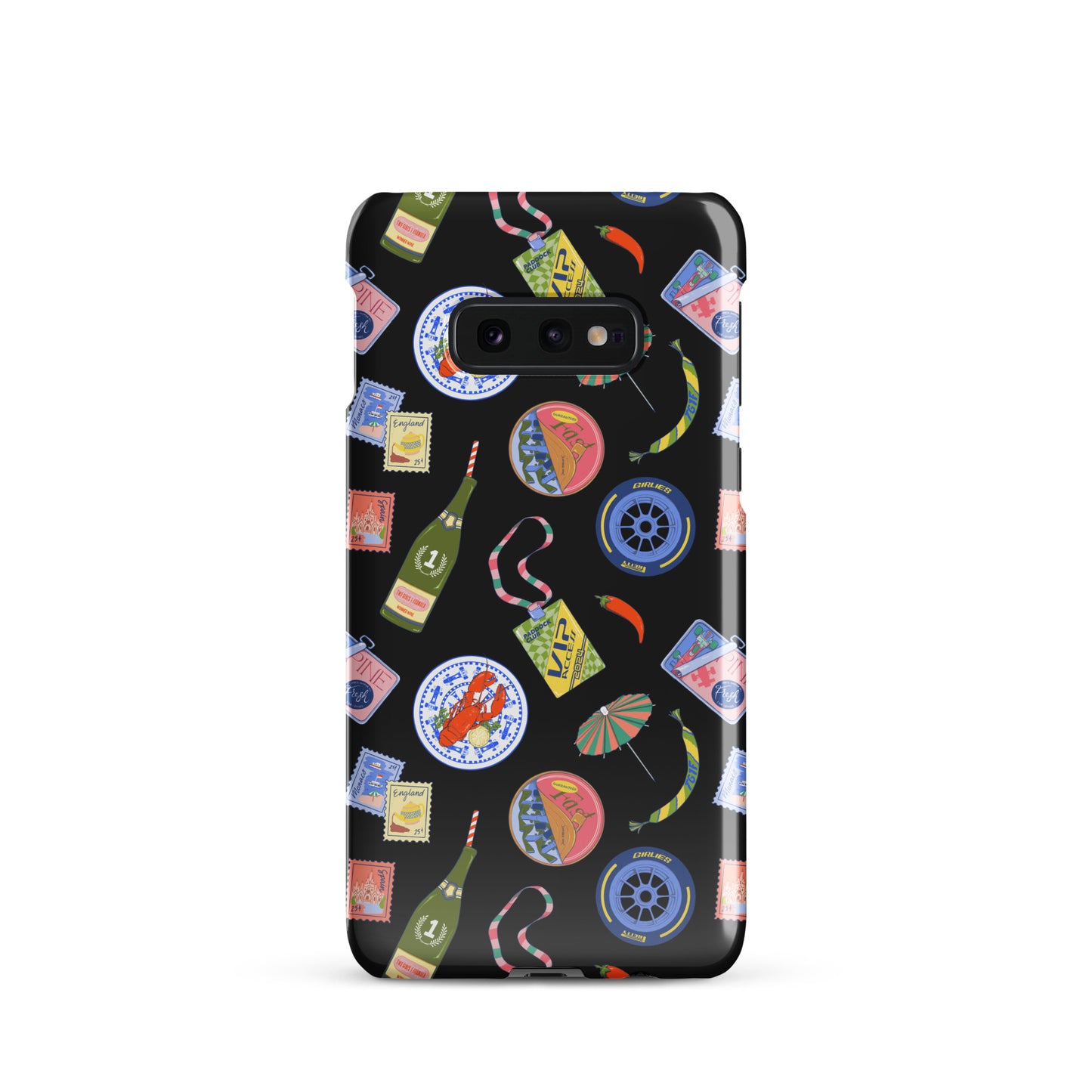Jetset Summer Black Case for Samsung