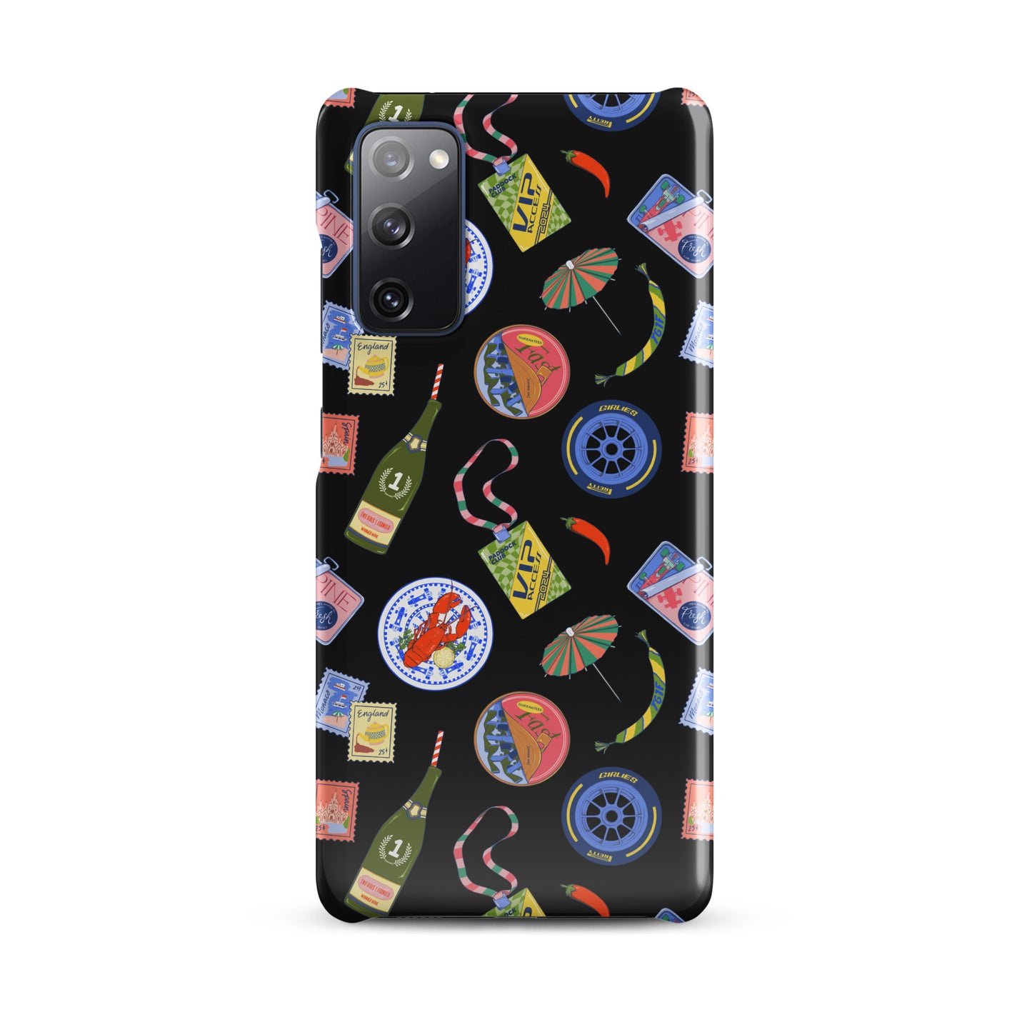 Jetset Summer Black Case for Samsung