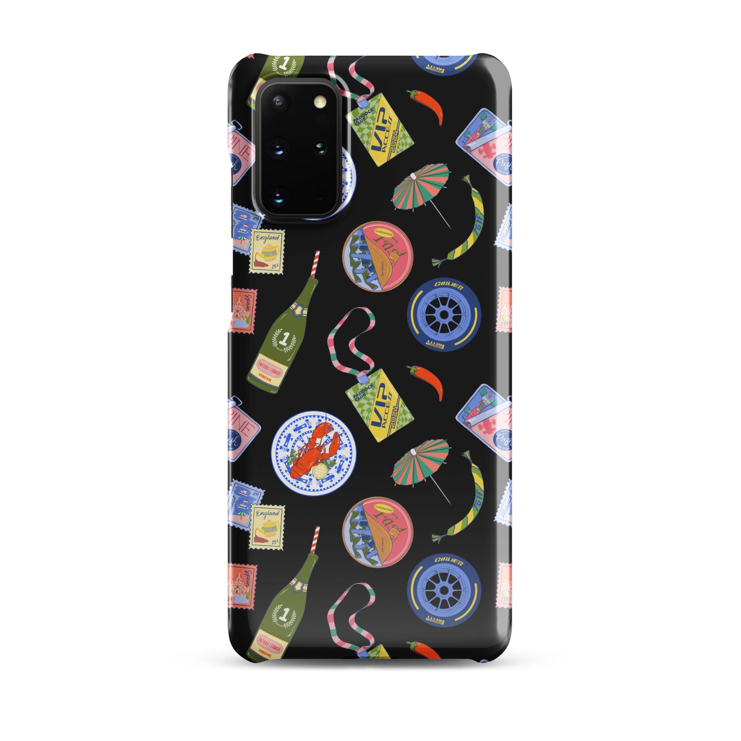 Jetset Summer Black Case for Samsung