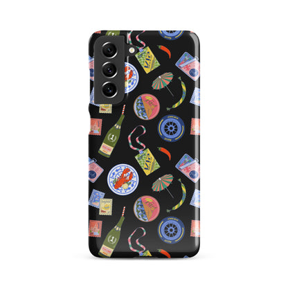 Jetset Summer Black Case for Samsung
