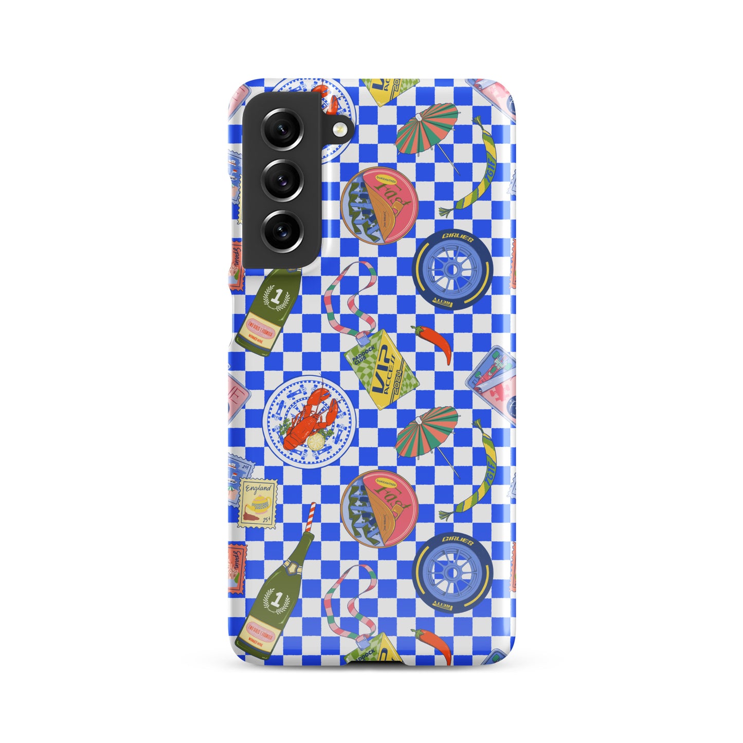 Jetset Deep Blue Picnic Case for Samsung