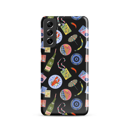 Jetset Summer Black Case for Samsung