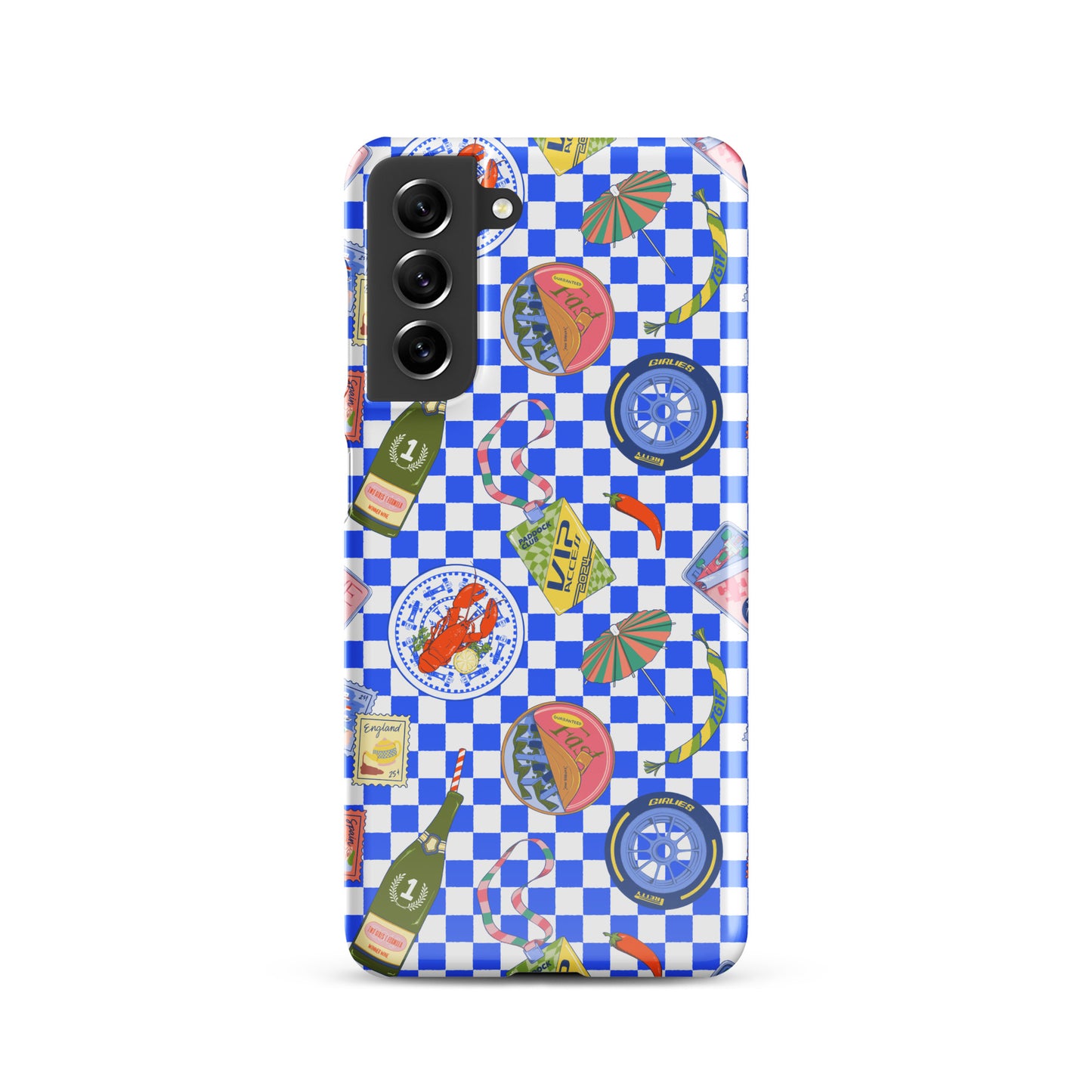 Jetset Deep Blue Picnic Case for Samsung