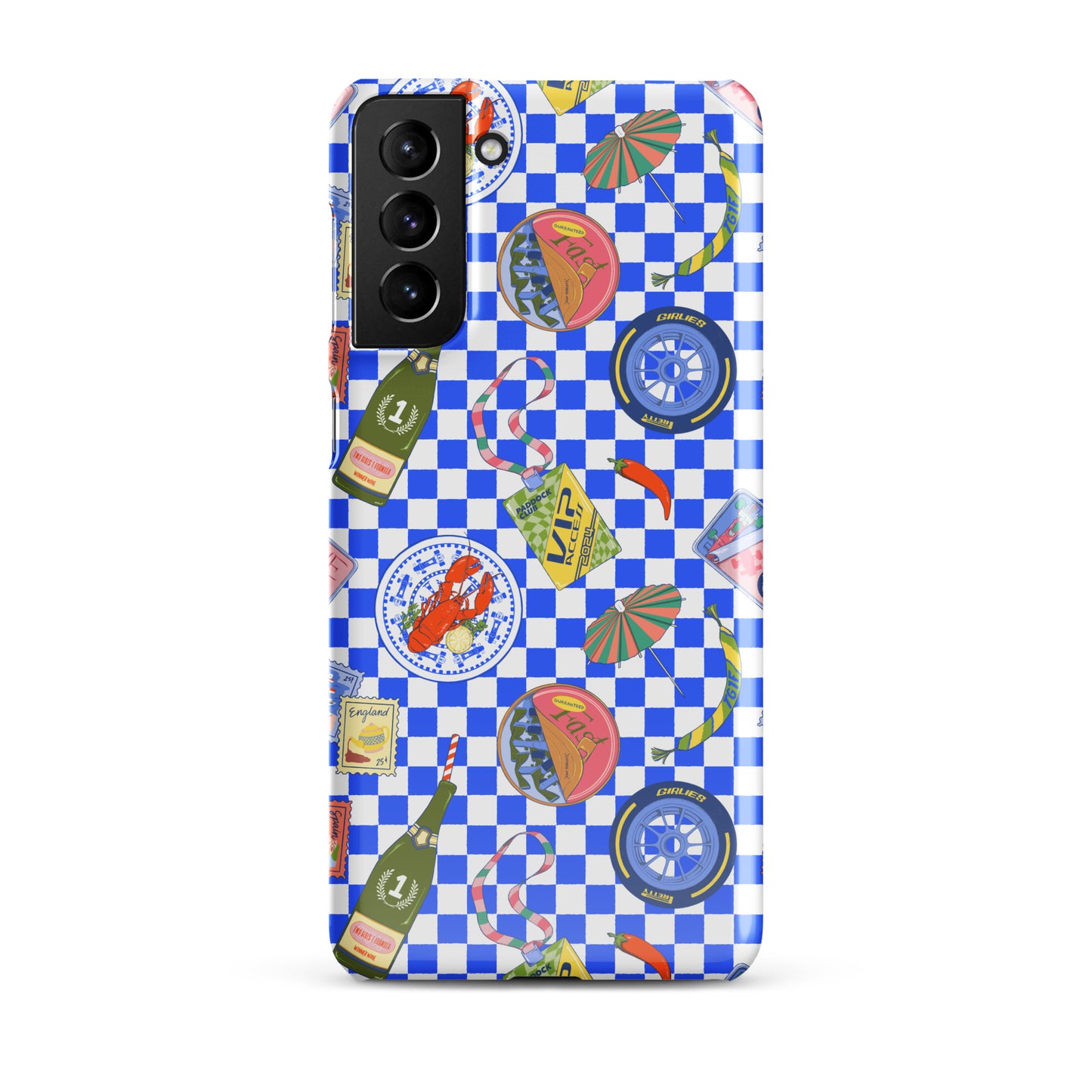 Jetset Deep Blue Picnic Case for Samsung