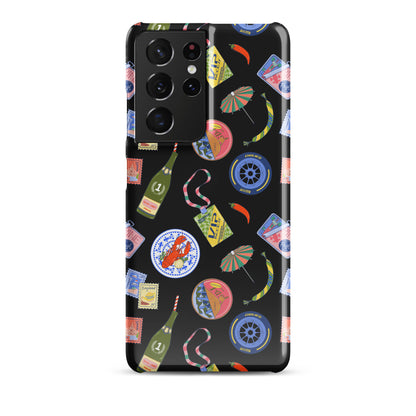 Jetset Summer Black Case for Samsung