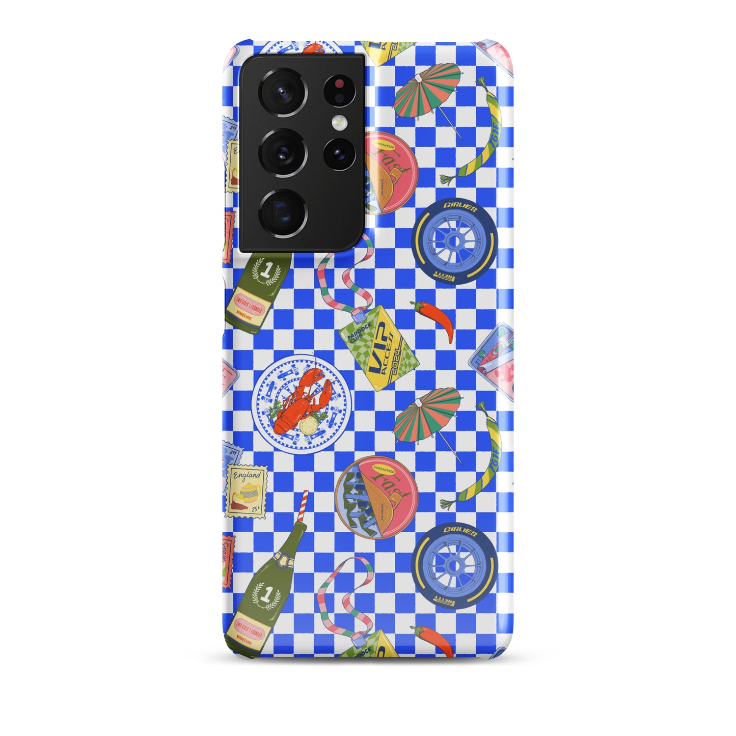 Jetset Deep Blue Picnic Case for Samsung
