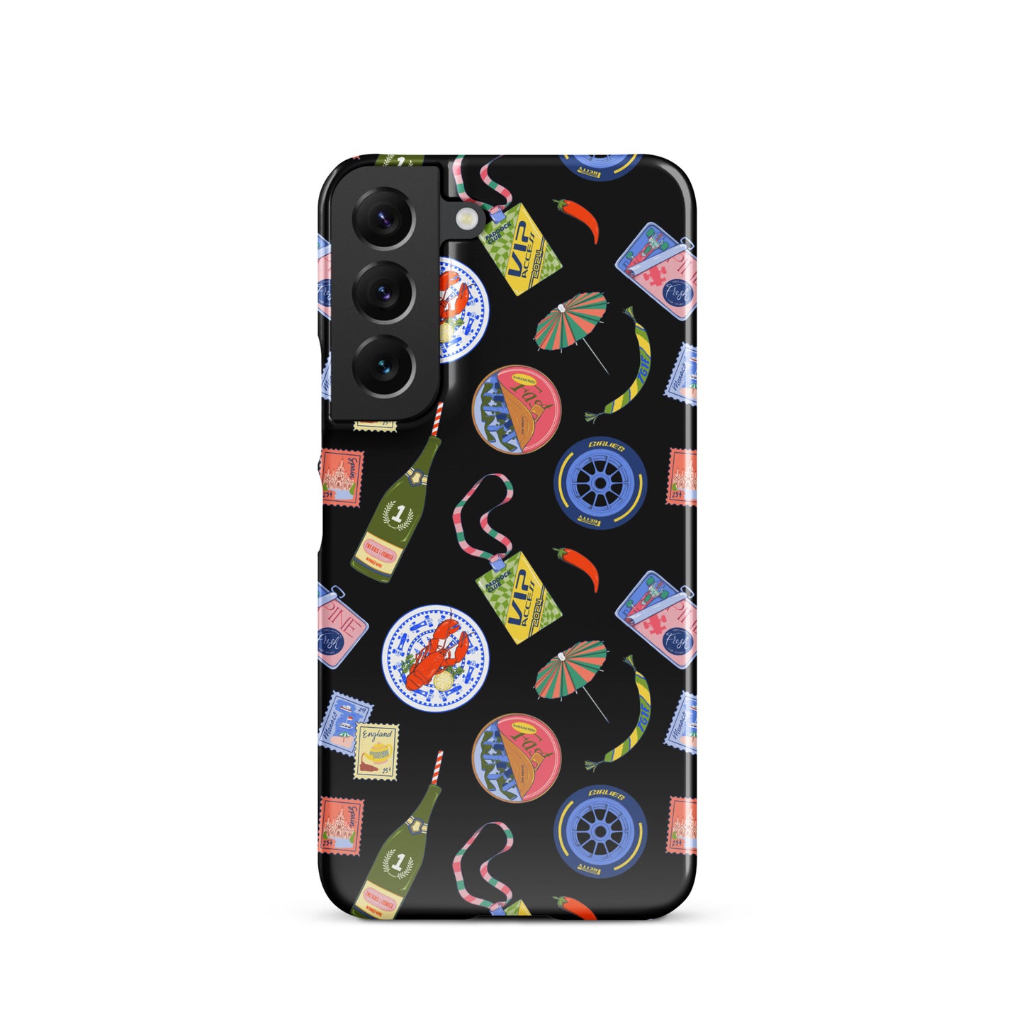 Jetset Summer Black Case for Samsung