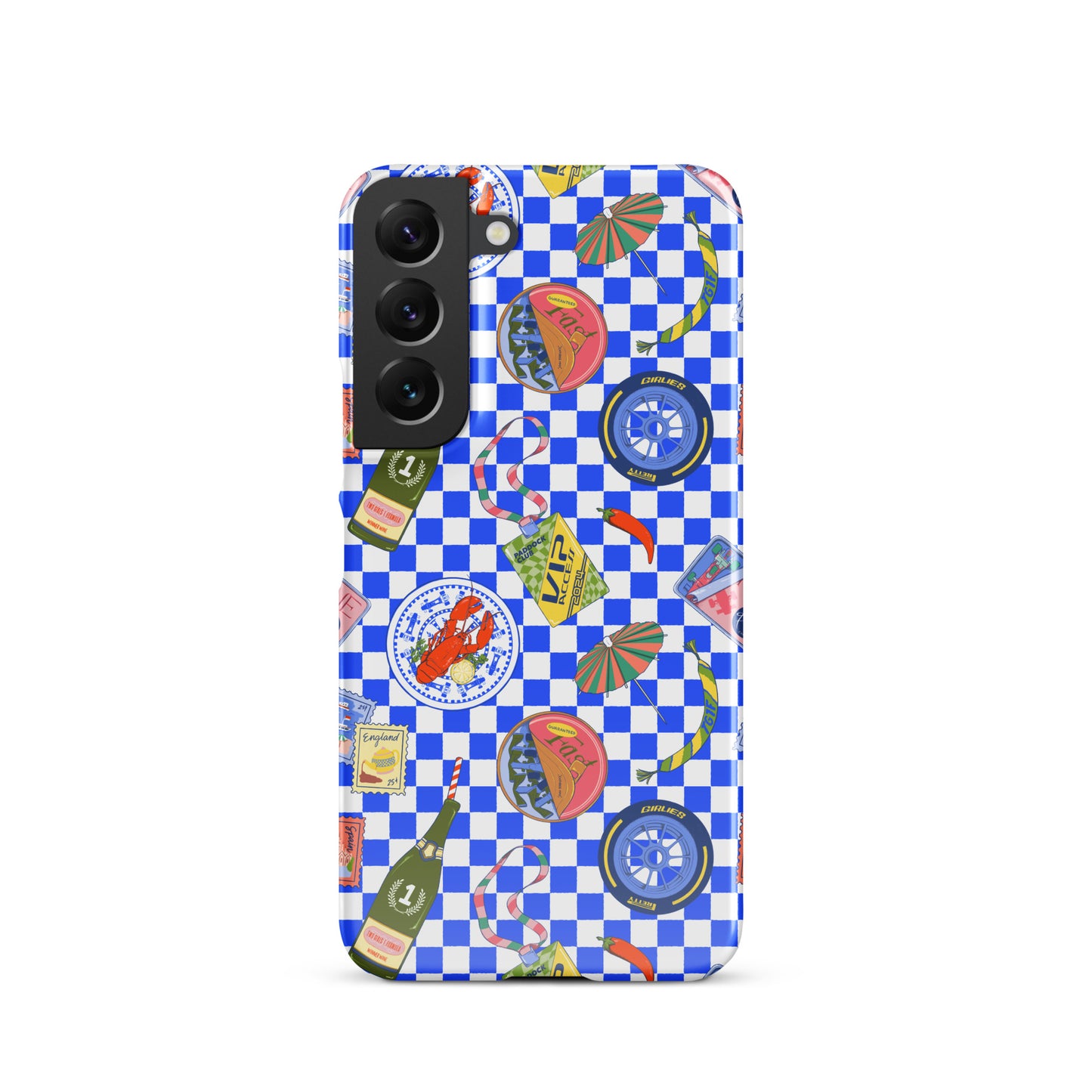 Jetset Deep Blue Picnic Case for Samsung