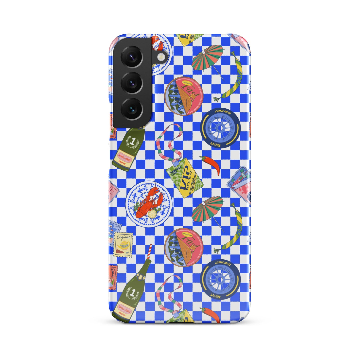 Jetset Deep Blue Picnic Case for Samsung
