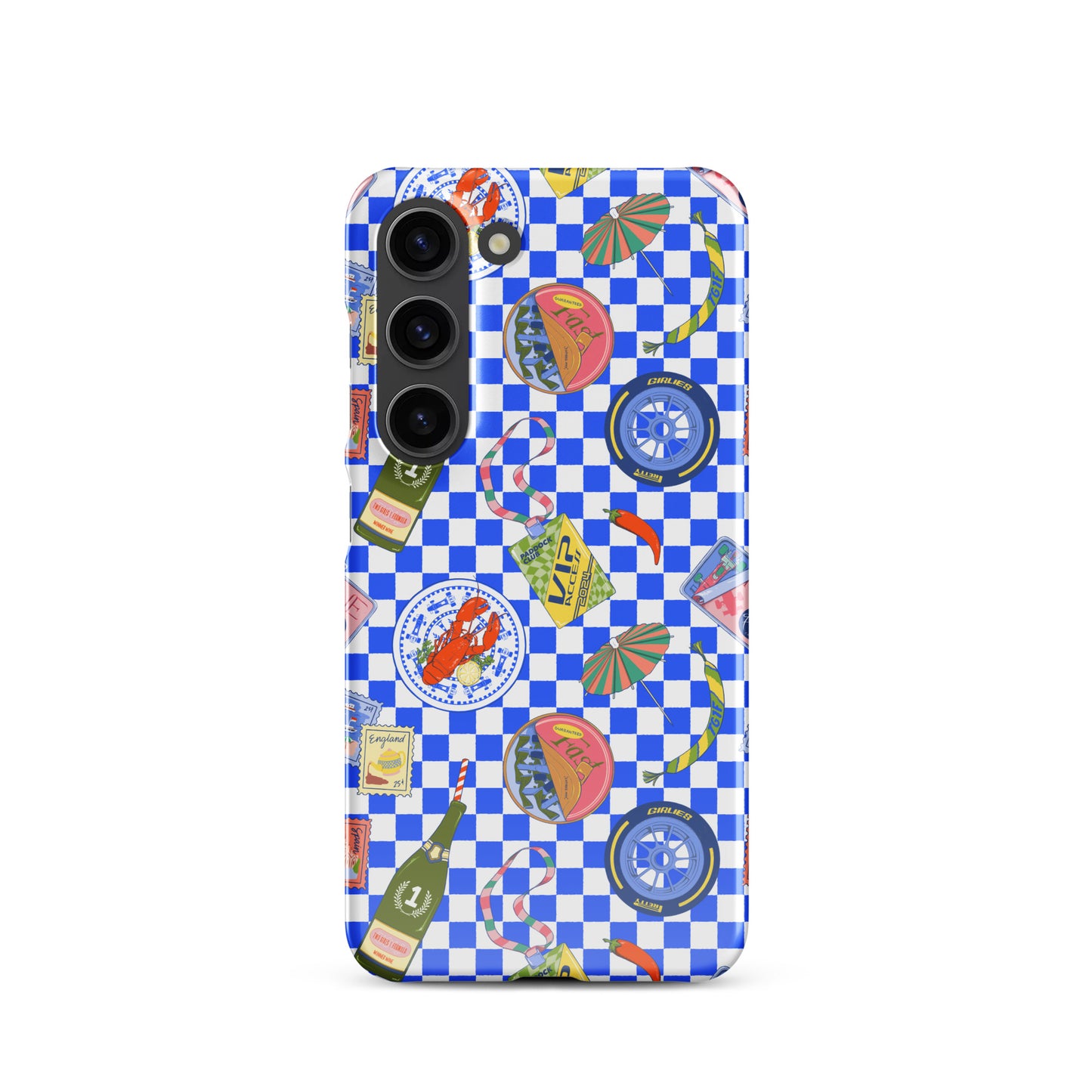 Jetset Deep Blue Picnic Case for Samsung
