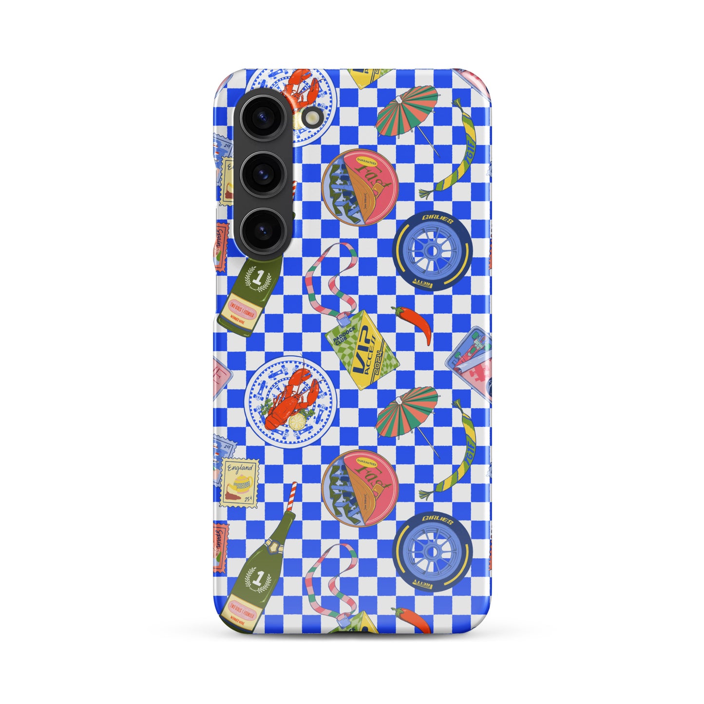 Jetset Deep Blue Picnic Case for Samsung