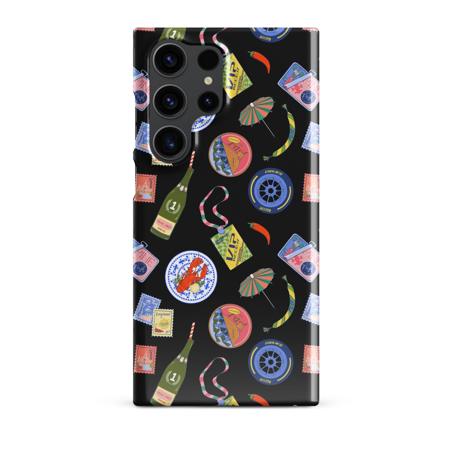 Jetset Summer Black Case for Samsung