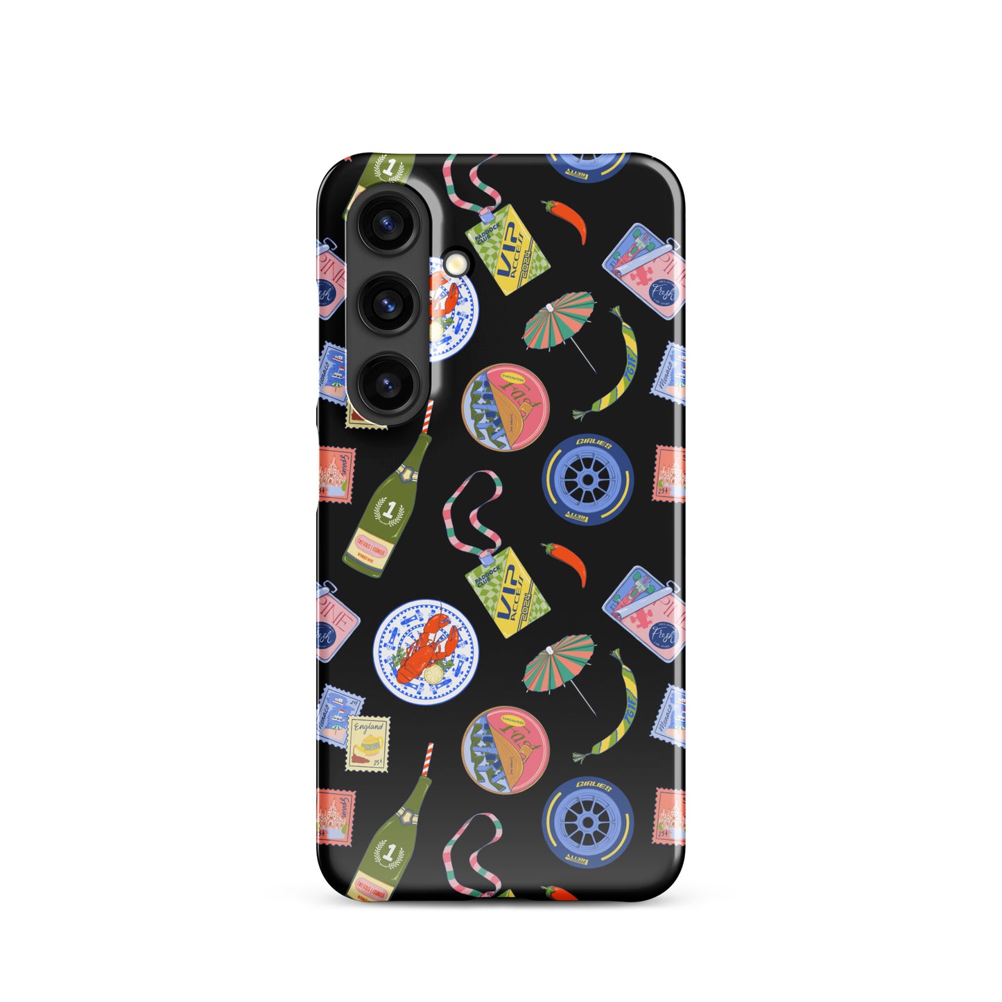 Jetset Summer Black Case for Samsung