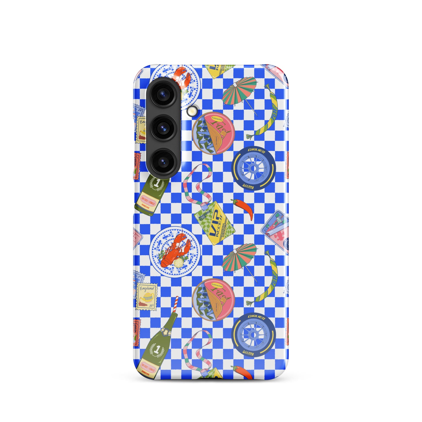 Jetset Deep Blue Picnic Case for Samsung